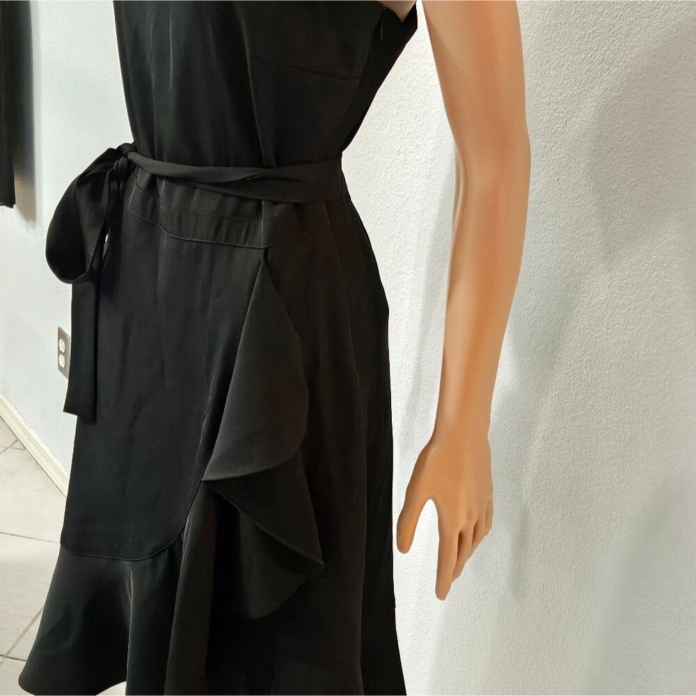 Saks Fifth Avenue Scoop Neck Knee-Length Dress - Picture 4 of 10